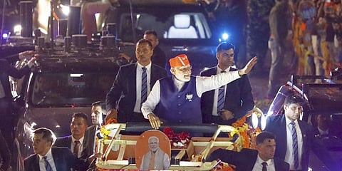 ಪ್ರಧಾನಿ ಮೋದಿ ರೋಡ್ ಶೋ