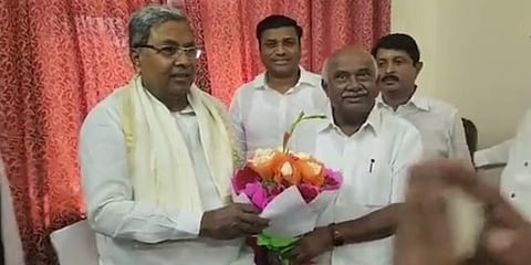 ಸಿದ್ದರಾಮಯ್ಯ ಭೇಟಿಯಾದ ಎಚ್ ವಿಶ್ವನಾಥ್
