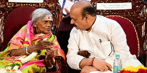 ಸಾಲುಮರದ ತಿಮಕ್ಕ ಮತ್ತು ಸಿಎಂ ಬೊಮ್ಮಾಯಿ