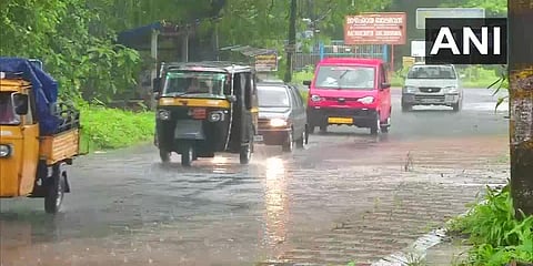 ಕೇರಳದಲ್ಲಿ ಭಾರಿ ಮಳೆ (ಚಿತ್ರ-ಎಎನ್ಐ))