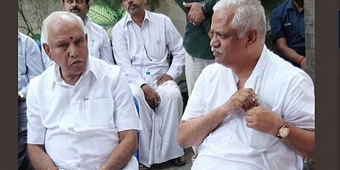 ಬಿಎಸ್ ಯಡಿಯಬರಪ್ಪ ಮತ್ತು ಬಿಎಲ್ ಸಂತೋಷ್