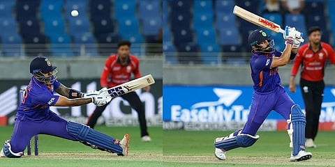 ಕೊಹ್ಲಿ-ಸೂರ್ಯಕುಮಾರ್ ಅರ್ಧಶತಕ