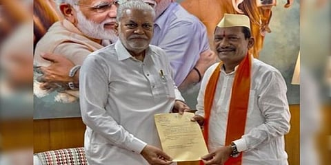 ಕೇಂದ್ರ ಸಚಿವ ಪುರುಷೋತ್ತ ರೂಪಾಲ್ ಅವರೊಂದಿಗೆ ಸಚಿವ ಪ್ರಭು ಬಿ. ಚವ್ಹಾಣ್