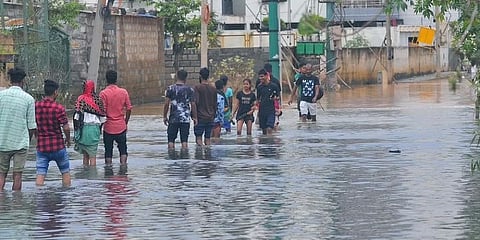 ಬೆಂಗಳೂರು ಮಳೆಯಿಂದ ಉಂಟಾದ ಪ್ರವಾಹ