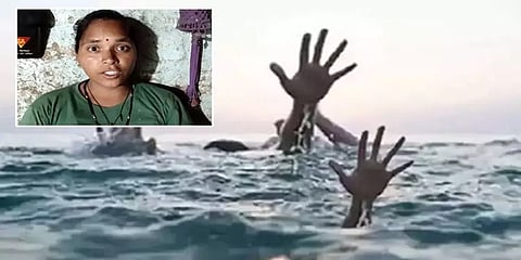 ವ್ಯಕ್ತಿಯನ್ನು ರಕ್ಷಿಸಿದ ಸಾಹಸಿ ಮಹಿಳೆ