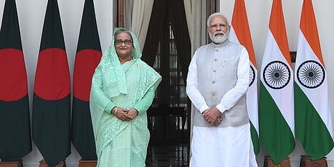 ಶೇಖ್ ಹಸೀನಾ - ಪ್ರಧಾನಿ ಮೋದಿ