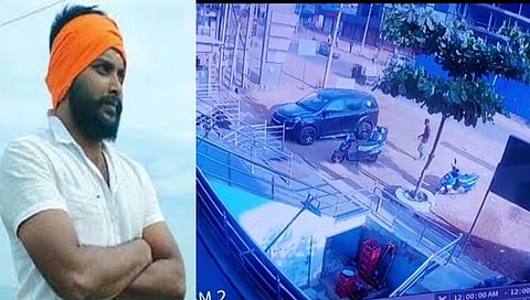 ಹಲ್ಲೆ ಯತ್ನದಲ್ಲಿ ಪಾರಾದ ಬಜರಂಗದಳದ ಕಾರ್ಯಕರ್ತ ಸುನೀಲ್ ಮತ್ತು ಸಿಸಿಟಿವಿ ದೃಶ್ಯಾವಳಿ.