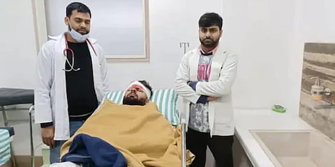 ಚಿಕಿತ್ಸೆ ಪಡೆಯುತ್ತಿರುವ ರಿಷಬ್ ಪಂತ್
