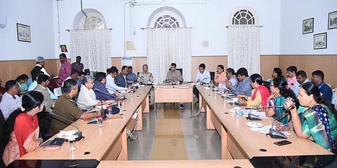 ಬಿಬಿಎಂಪಿ ಮುಖ್ಯ ಆಯುಕ್ತ ತುಷಾರ್ ಗಿರಿನಾಥ್ ನೇತೃತ್ವದಲ್ಲಿನ ಸಭೆ
