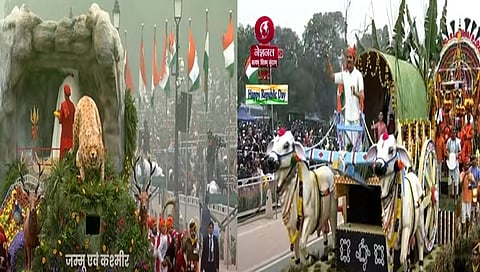 ಪರೇಡ್ ವೇಳೆ ಪ್ರದರ್ಶನಗೊಂಡ ಸ್ತಬ್ಧಚಿತ್ರ.