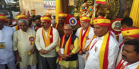 ಕನ್ನಡ ಸಾಹಿತ್ಯ ಸಮ್ಮೇಳನಕ್ಕೆ ಸಮ್ಮೇಳನಾಧ್ಯಕ್ಷ ಡಾ ದೊಡ್ಡರಂಗೇಗೌಡ ಸಮ್ಮುಖದಲ್ಲಿ ಚಾಲನೆ