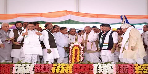 ಎಸ್ ಸಿ, ಎಸ್ ಟಿ ಐಕ್ಯತಾ ಸಮಾವೇಶದಲ್ಲಿ ಕಾಂಗ್ರೆಸ್ ನಾಯಕರು
