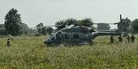 ವಾಯುಸೇನೆ ಹೆಲಿಕಾಪ್ಟರ್ ತುರ್ತು ಭೂಸ್ಪರ್ಶ