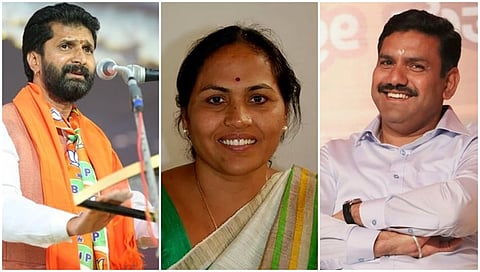 ಸಿ.ಟಿ ರವಿ, ಶೋಭ ಕರಂದ್ಲಾಜೆ ಮತ್ತು ವಿಜಯೇಂದ್ರ
