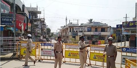 ಶಿವಮೊಗ್ಗ ನಗರದಲ್ಲಿ ಬಿಗಿ ಪೊಲೀಸ್ ಬಂದೋಬಸ್ತ್