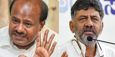 ಹೆಚ್ ಡಿ ಕುಮಾರಸ್ವಾಮಿ-ಡಿ ಕೆ ಶಿವಕುಮಾರ್