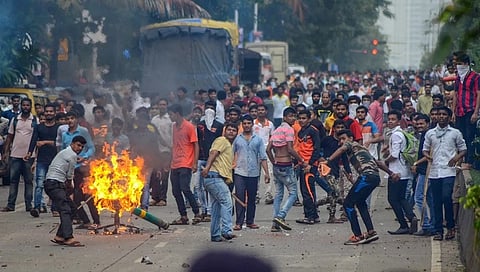 ಮಹಾರಾಷ್ಟ್ರ ಪ್ರತಿಭಟನೆ