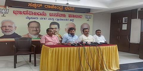 ಮೈಸೂರಿನಲ್ಲಿ ಸುದ್ದಿಗೋಷ್ಠಿ ನಡೆಸಿ ಮಾತನಾಡಿದ ಸಂಸದ ಪ್ರತಾಪ್ ಸಿಂಹ