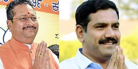 ಬಿಜೆಪಿ ಹಿರಿಯ ಶಾಸಕ ಬಸನಗೌಡ ಪಾಟೀಲ್ ಯತ್ನಾಳ್ ಮತ್ತು ಬಿಜೆಪಿ ರಾಜ್ಯಾಧ್ಯಕ್ಷ ಬಿ ವೈ ವಿಜಯೇಂದ್ರ