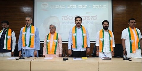 ವಿಜಯೇಂದ್ರ ಅವರೊಂದಿಗೆ ಸಿಟಿ ರವಿ ಮತ್ತಿತರರು