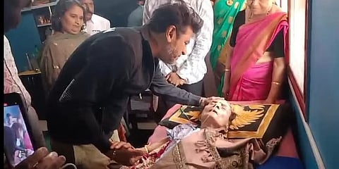 ನಟಿ ಲೀಲಾವತಿ ಆರೋಗ್ಯ ವಿಚಾರಿಸಿದ ಶಿವರಾಜ್ ಕುಮಾರ್