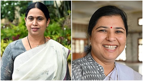 ಲಕ್ಷ್ಮಿ ಹೆಬ್ಬಾಳ್ಕರ್ ಮತ್ತು ಅಂಜಲಿ ನಿಂಬಾಳ್ಕರ್
