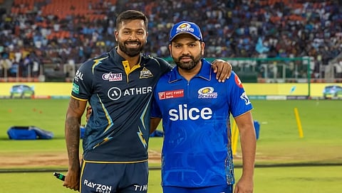 ಹಾರ್ದಿಕ್ ಪಾಂಡ್ಯ ಮತ್ತು ರೋಹಿತ್ ಶರ್ಮಾ