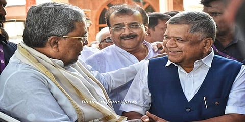 ಜಗದೀಶ್ ಶೆಟ್ಟರ್ ನಿವಾಸಕ್ಕೆ ಆಗಮಿಸಿದ ಸಿಎಂ ಸಿದ್ದರಾಮಯ್ಯ