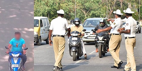 643 ಸಂಚಾರ ನಿಯಮ ಉಲ್ಲಂಘಿಸಿದ ಸ್ಕೂಟಿ