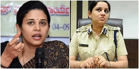 ರೋಹಿಣಿ ಸಿಂಧೂರಿ ಮತ್ತು ಡಿ. ರೂಪಾ