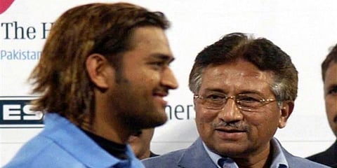 MS Dhoni - Pervez Musharraf