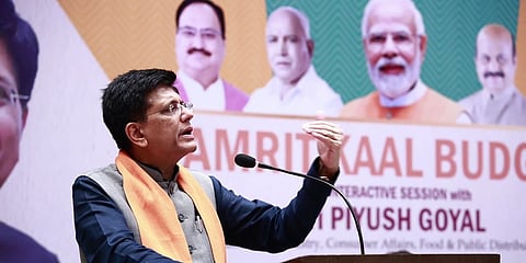 ರಾಜ್ಯ ಬಿಜೆಪಿ ಆರ್ಥಿಕ ಪ್ರಕೋಷ್ಠದ ವತಿಯಿಂದ ಆಯೋಜಿಸಲ್ಪಟ್ಟ ಕೇಂದ್ರದ 2023-24 ರ “ಅಮೃತ ಕಾಲ ಬಜೆಟ್” ಕುರಿತ ಸಂವಾದ ಕಾರ್ಯಕ್ರಮದಲ್ಲಿ ಕೇಂದ್ರ ಸಚಿವ ಪಿಯೂಷ್ ಗೋಯಲ್