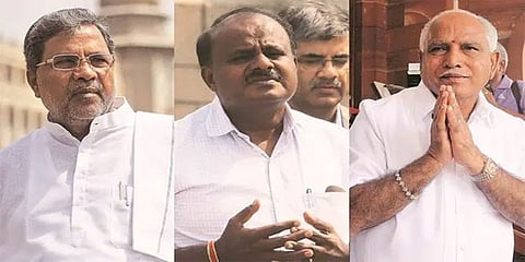 ಸಿದ್ದರಾಮಯ್ಯ, ಹೆಚ್ ಡಿ ಕುಮಾರಸ್ವಾಮಿ, ಯಡಿಯೂರಪ್ಪ
