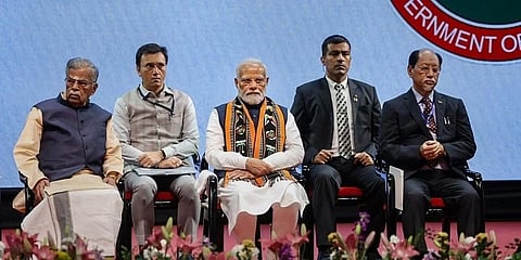 ಪ್ರಧಾನಿ ಮೋದಿ ಹಾಗೂ ನಾಗಾಲ್ಯಾಂಡ್ ಮುಖ್ಯಮಂತ್ರಿ ನೆಫಿಯು ರಿಯೊ