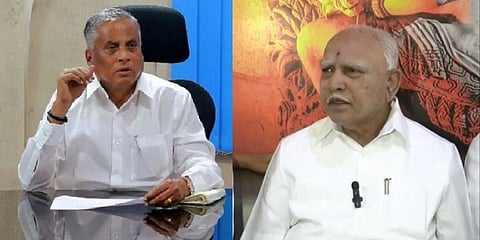 ಸಚಿವ ವಿ ಸೋಮಣ್ಣ-ಮಾಜಿ ಸಿಎಂ ಯಡಿಯೂರಪ್ಪ (ಸಂಗ್ರಹ ಚಿತ್ರ)
