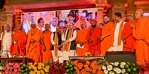 ವಿಧಾನಸೌಧದಲ್ಲಿ ನಡೆದ ಕಾರ್ಯಕ್ರಮದಲ್ಲಿ ಅಮಿತ್ ಶಾ, ಸಿಎಂ ಬೊಮ್ಮಾಯಿ