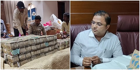 ಬಿಜೆಪಿ ಶಾಸಕ ಮಾಡಾಳ್ ವಿರೂಪಾಕ್ಷಪ್ಪ ಪುತ್ರನ ಕಚೇರಿ ಮತ್ತು ನಿವಾಸದಲ್ಲಿ ಸಿಕ್ಕಿರುವ ರಾಶಿರಾಶಿ ಹಣ ಬಲಚಿತ್ರದಲ್ಲಿ ಪ್ರಶಾಂತ್ ಮಾಡಾಳ್