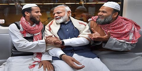 ಮುಸ್ಲಿಮರೊಂದಿಗೆ ಪ್ರಧಾನಿ ಮೋದಿ