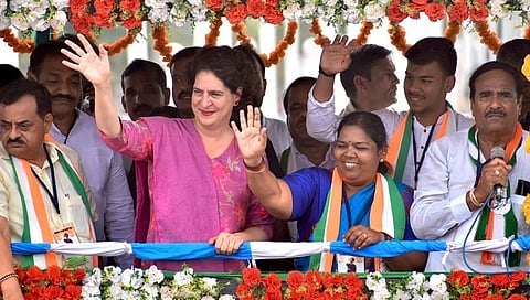 ಪ್ರಿಯಾಂಕಾ ಗಾಂಧಿ ರೋಡ್ ಶೋ