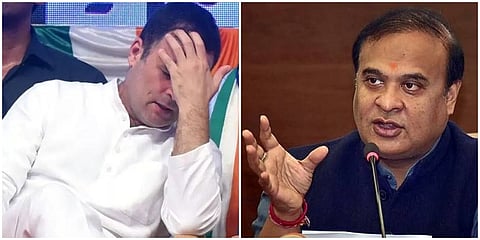 Rahul gandhi- Himanta biswa sharma