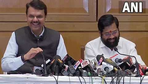 ದೇವೇಂದ್ರ ಫಡ್ನವೀಸ್ ಹಾಗೂ ಏಕನಾಥ್ ಶಿಂಧೆ.