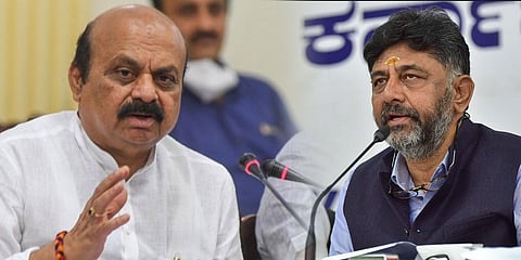 ಸಿಎಂ ಬೊಮ್ಮಾಯಿ ಮತ್ತು ಡಿಕೆ ಶಿವಕುಮಾರ್