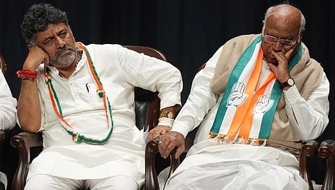 ಡಿಕೆ ಶಿವಕುಮಾರ್-ಮಲ್ಲಿಕಾರ್ಜುನ್ ಖರ್ಗೆ