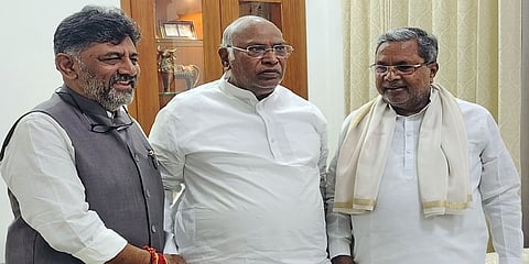 ಡಿಕೆ ಶಿವಕುಮಾರ್, ಖರ್ಗೆ, ಸಿದ್ದರಾಮಯ್ಯ