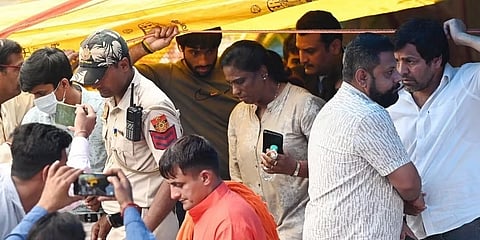 ಜಂತರ್ ಮಂತರ್ ನಲ್ಲಿ ಪ್ರತಿಭಟನಾ ನಿರತ ಕುಸ್ತಿಪಟುಗಳನ್ನು ಭೇಟಿ ಮಾಡಿದ ಪಿ ಟಿ ಉಷಾ