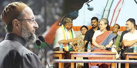 ಒವೈಸಿ ಮತ್ತು ಸೋನಿಯಾ ಗಾಂಧಿ