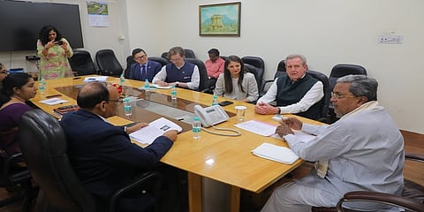 ಭಾರತದಲ್ಲಿನ ಆಸ್ಟ್ರೇಲಿಯಾದ ಕಾನ್ಸಲ್ ಜನರಲ್ ಬ್ಯಾರಿ ಓʼ ಫ್ಯಾರೆಲ್ ಅವರ ಜೊತೆ ಸಿಎಂ ಸಿದ್ದರಾಮಯ್ಯ ಮಾತುಕತೆ