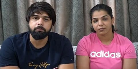 ಸಾಕ್ಷಿ ಮಲಿಕ್ ಹಾಗೂ ಅವರ ಪತಿ