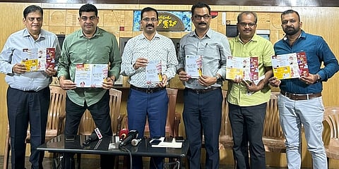 ಕುಂದಾಪ್ರ ಕನ್ನಡ ಹಬ್ಬದ ಕುರಿತು ನಡೆದ ಸುದ್ದಿಗೋಷ್ಠಿಯಲ್ಲಿ ಪ್ರತಿಷ್ಠಾನದ ಅಧ್ಯಕ್ಷ ದೀಪಕ್ ಶೆಟ್ಟಿ ಬಾರ್ಕೂರು ಮಾಹಿತಿ ನೀಡಿದರು.