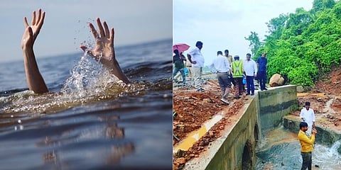 ಉತ್ತರ ಕನ್ನಡದಲ್ಲಿ ನೀರಿನಲ್ಲಿ ಕೊಚ್ಚಿ ಹೋಗಿ ಇಬ್ಬರ ಸಾವು